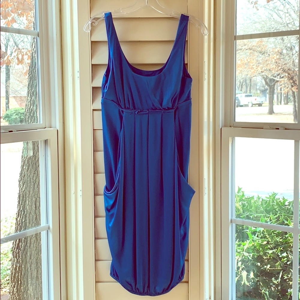 Bright Blue Dress.
